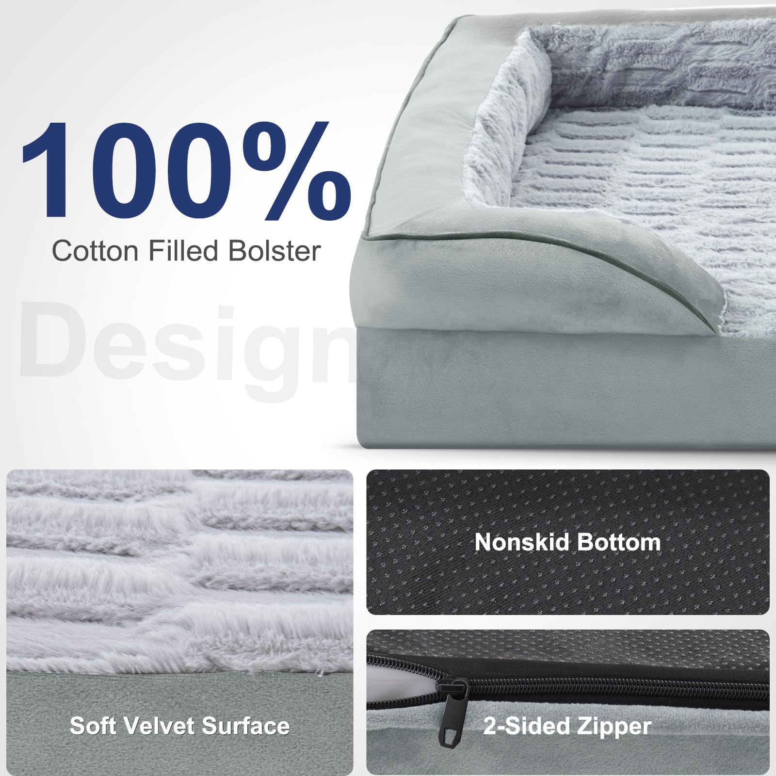Almohadillas 4 lados de FURTIME para cuello y cabeza relajados.