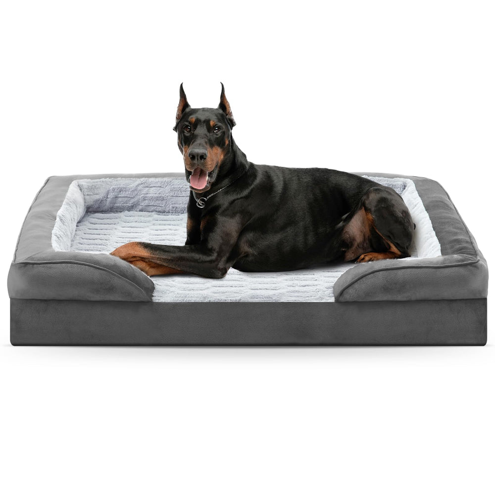 Cama FURTIME XL con espuma de alta densidad para soporte estable y cómodo.
