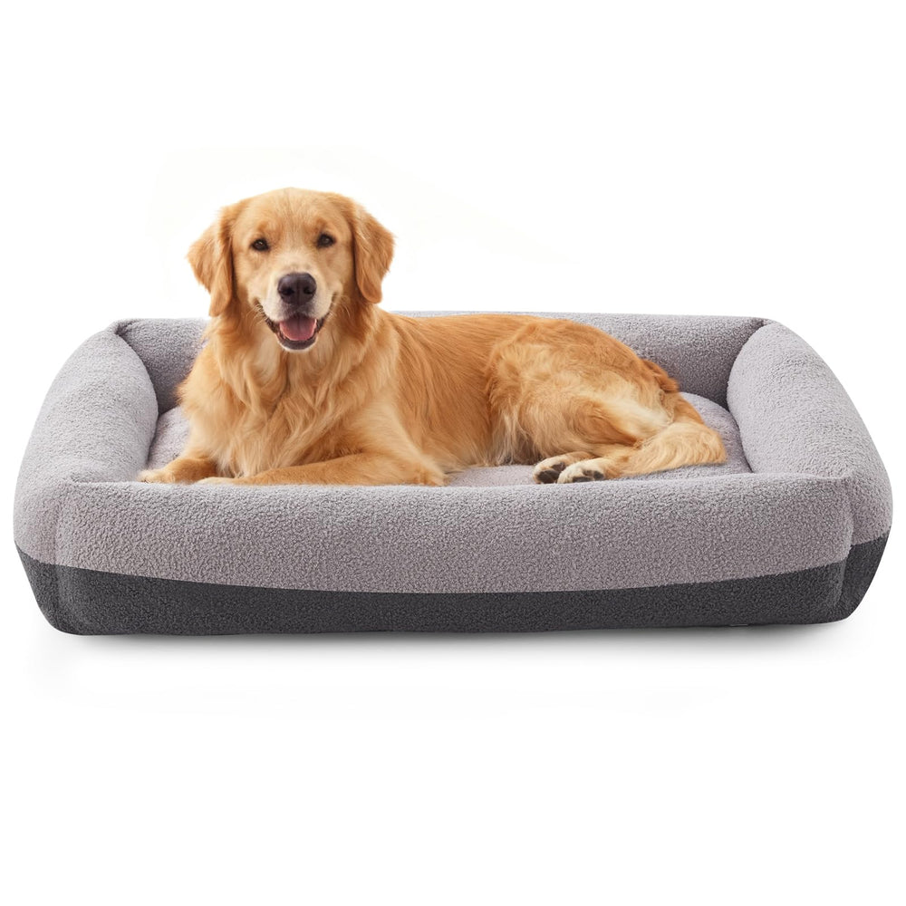 FURTIME cama perro XL, funda-desmontable-lavable para limpieza rápida.