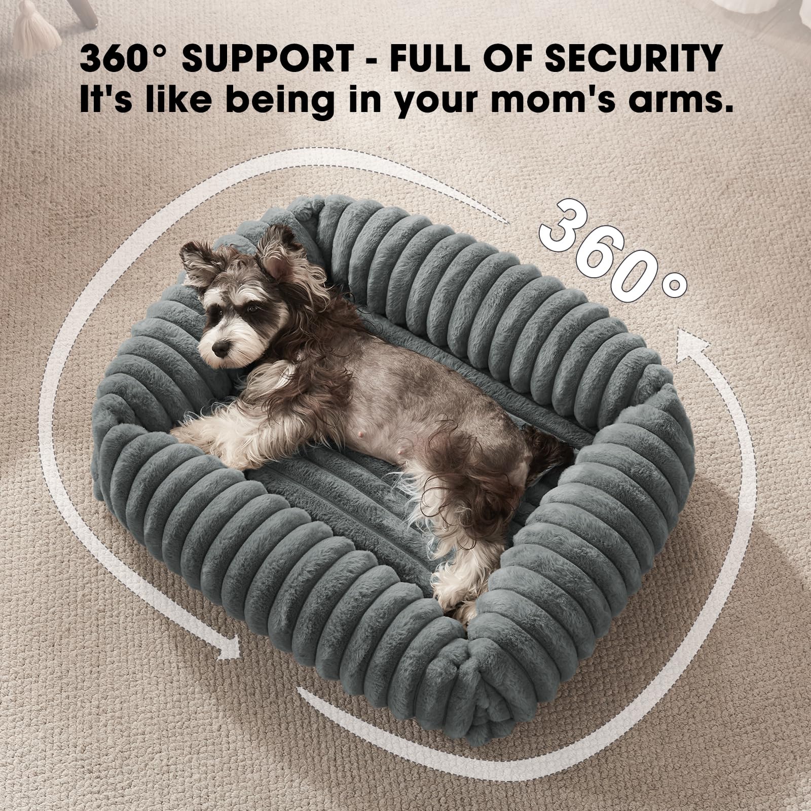 Dimensiones XL 42x20x8 pulgadas de FURTIME para perros grandes.