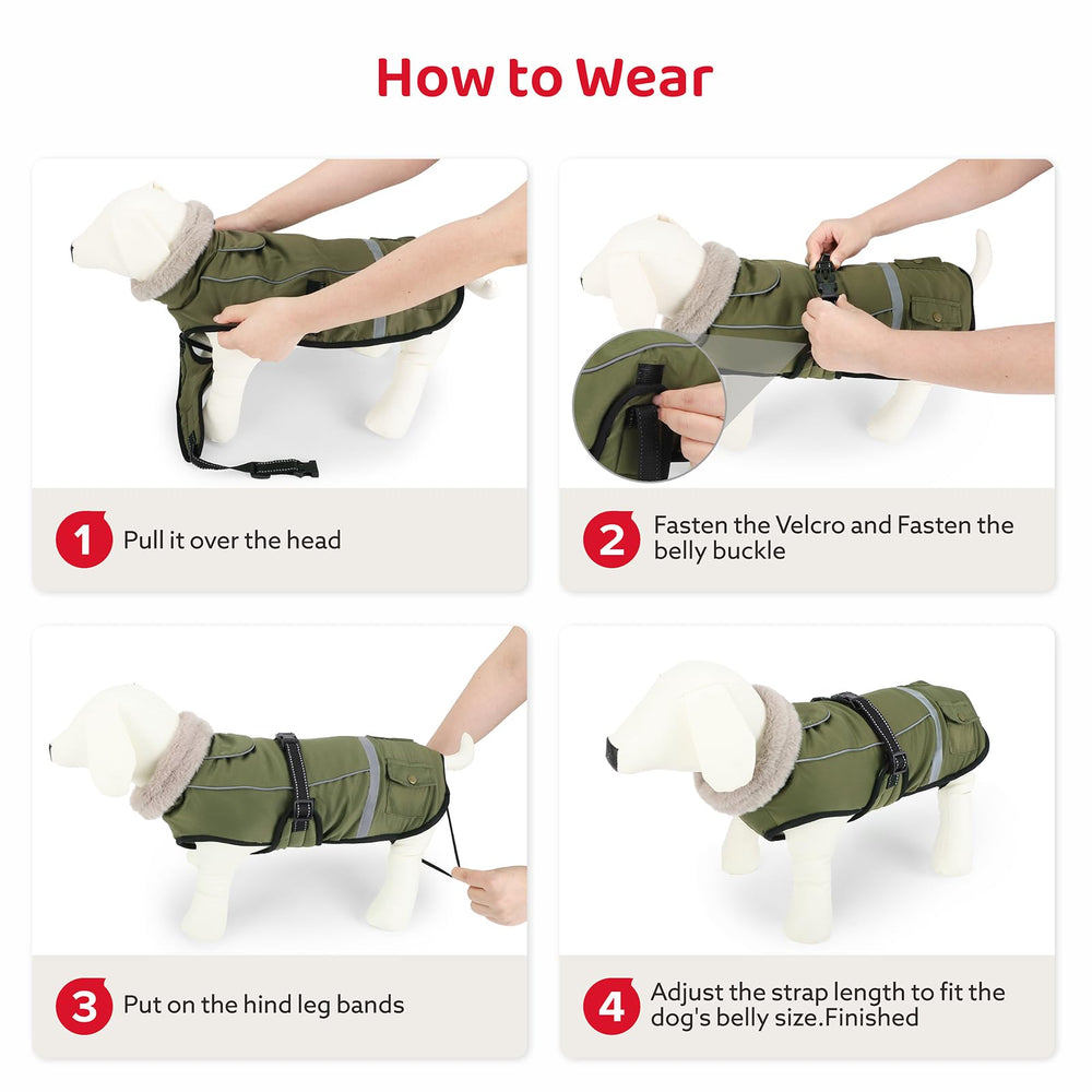 FURTIME harness-integrado con puntos de sujeción para correa segura.