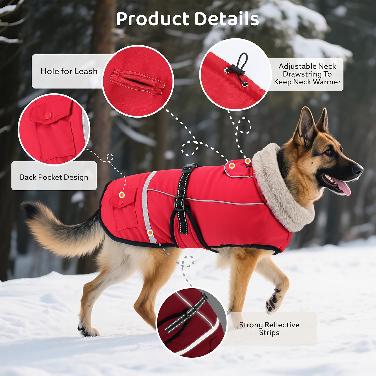 FURTIME uso-exterior ideal para camping y caminatas en nieve.