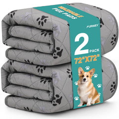 FURWEY dos pads de entrenamiento para perros, 72x72, ideales para casa.