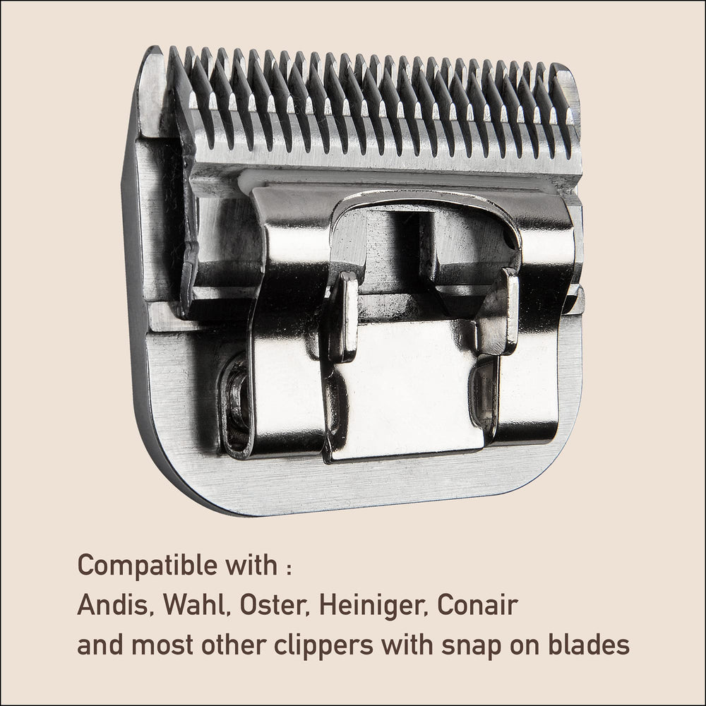 Hoja FURZONE compatible con Andis, Oster y Wahl A5 para peinado versátil en casa.