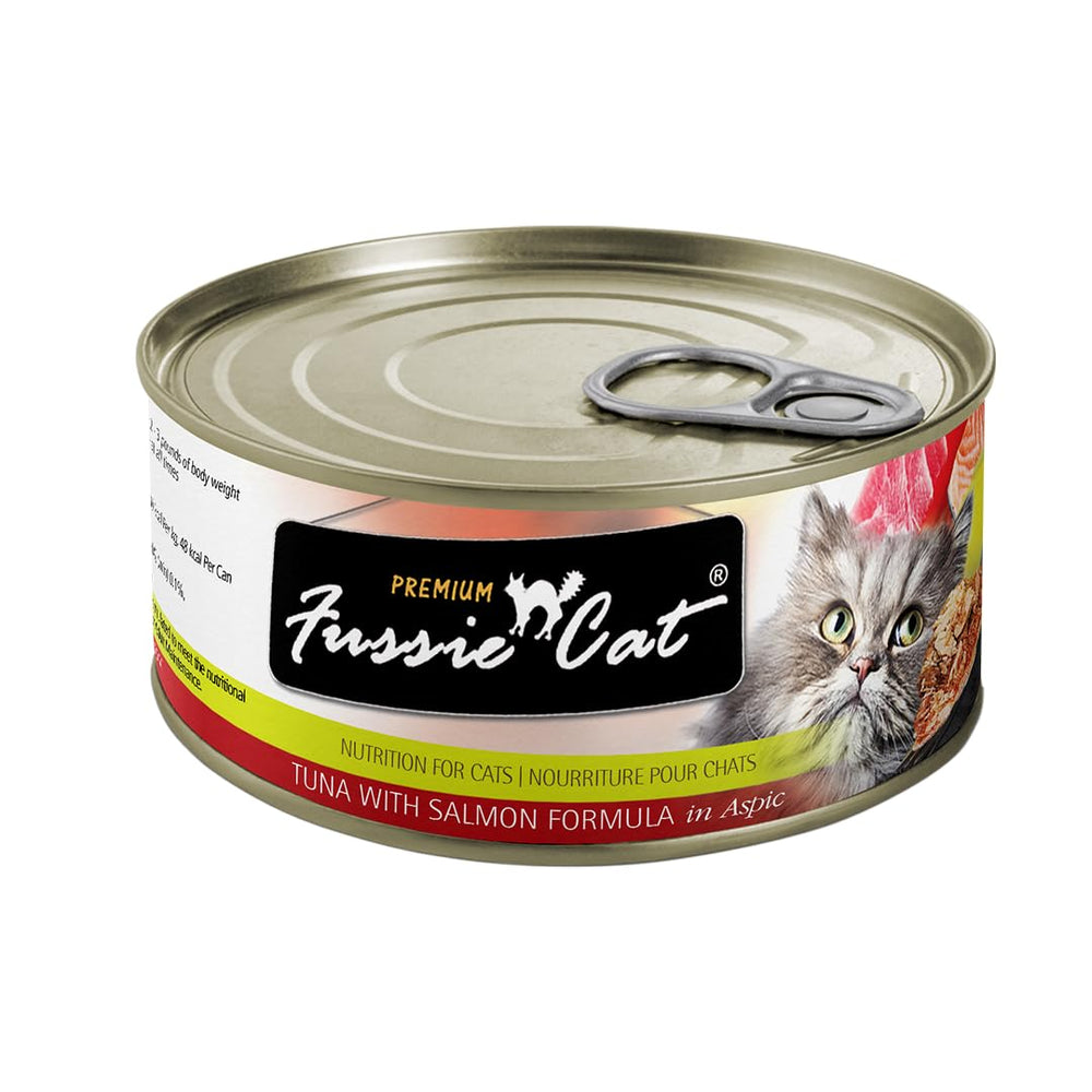 Fussie Cat Premium planta de fabricación humana, garantía de seguridad alimentaria para su gato