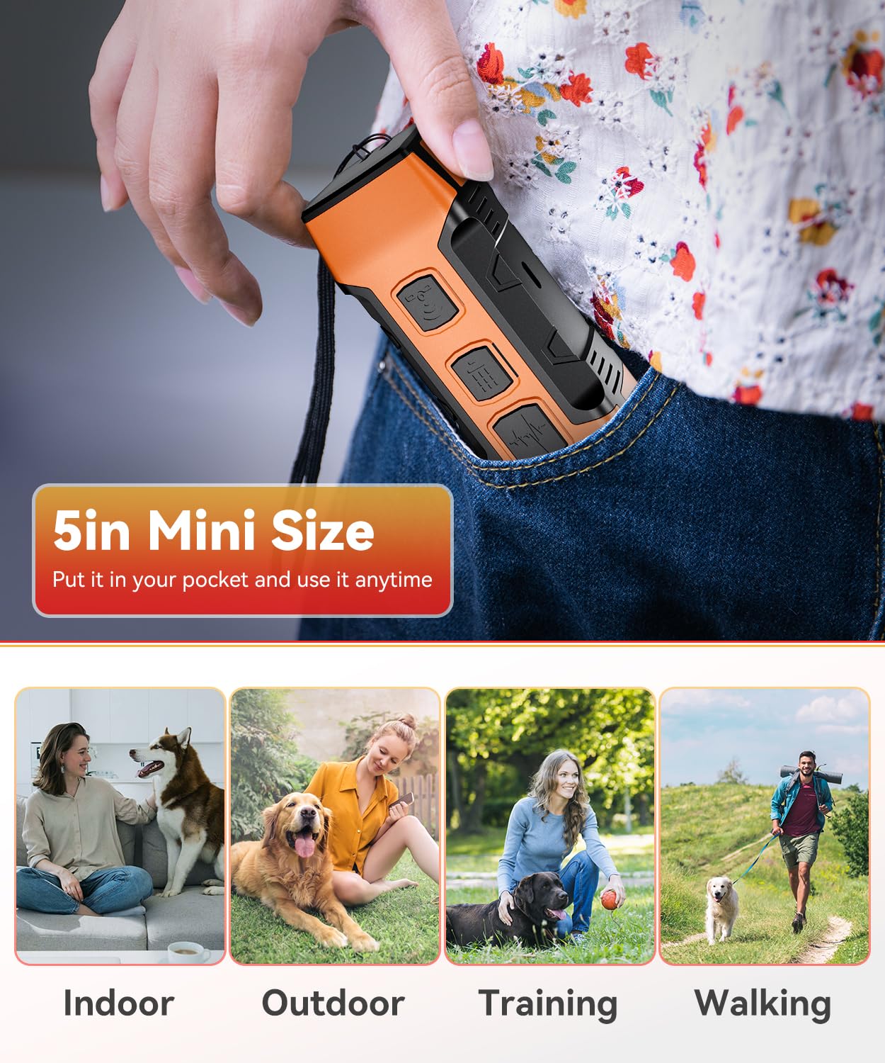 Fussion Deterrente, ideal para controlar ladridos en casa y en el exterior