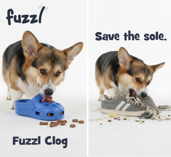 Fuzzl Juguete Perro Durable Suave Dientes: resistente para masticar, suave con encías.