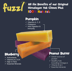 Fuzzl Yak Chews mantequilla de maní: sabor delicioso para masticar.