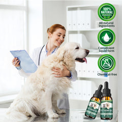 Fuzzycare muestra dosis con gotero para perros y gatos