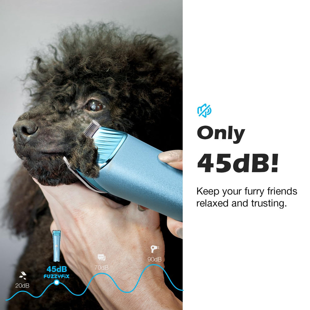 Funcionamiento silencioso de 45 dB para mascotas nerviosas