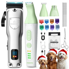 FuzzyFix kit de corte de cuerpo para perros, diseño eficiente para pelaje grueso