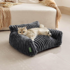FWERDG sofa-gatos-interiores: área de descanso para gatos dentro de casa.