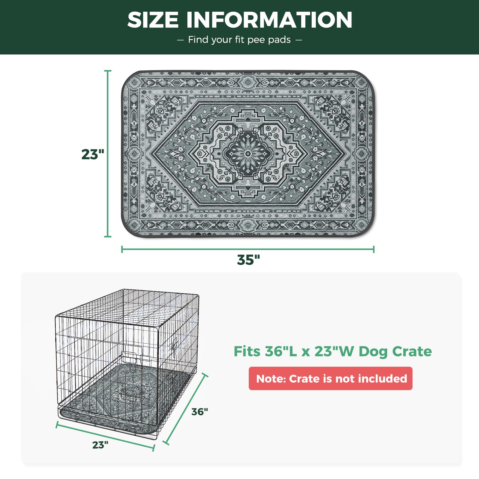 FXW pad con absorción superior para mantener el área seca durante juego