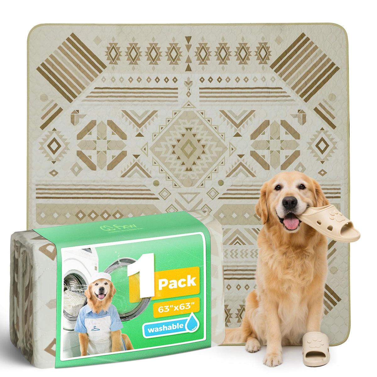 FXW alfombrilla para perros con absorción de 2L mantiene seco el área de juego