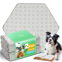 FXW almohadilla lavable para perro con alta absorción, mantiene seca el área de juego.