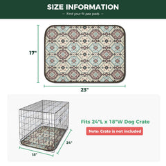 FXW Almohadilla para perros super absorbente, 17x23, mantiene áreas limpias y secas.