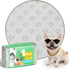 FXW almohadilla lavable para perros, redonda de 36 pulgadas, protege el espacio de tu mascota