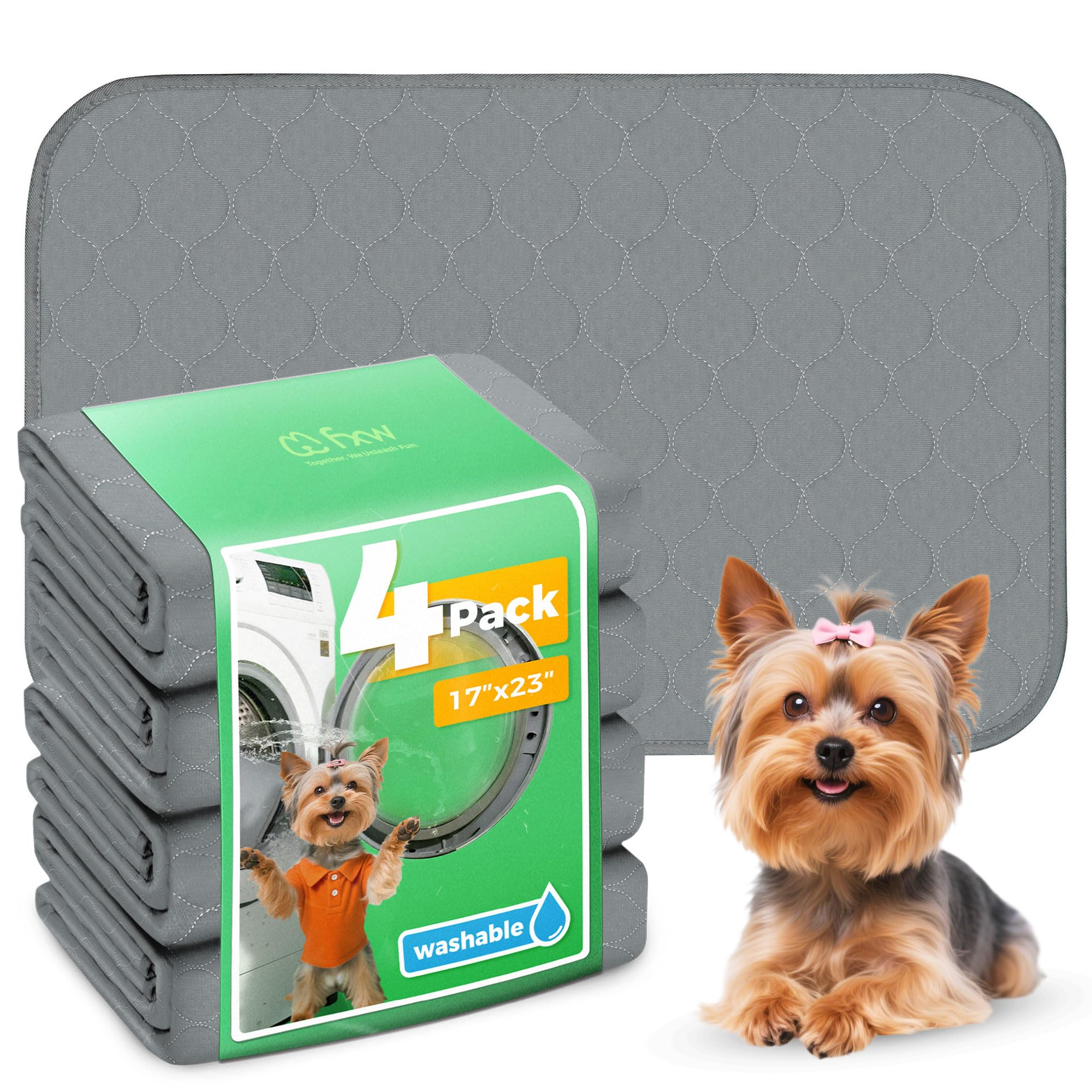 FXW almohadillas lavables para perros con alta absorción para áreas de juego limpias