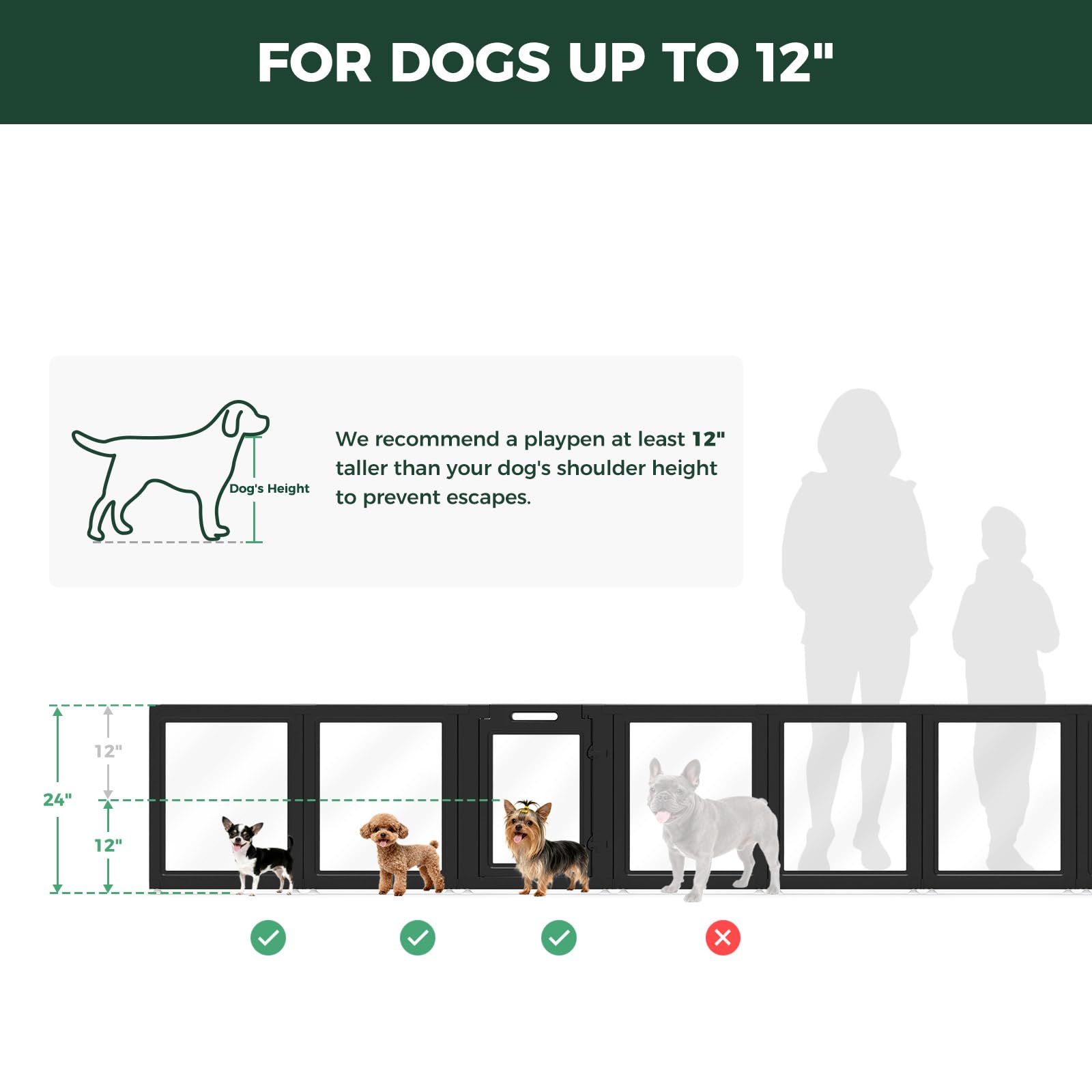 FXW AuraSpace ideal para cachorros y perros pequeños en interiores