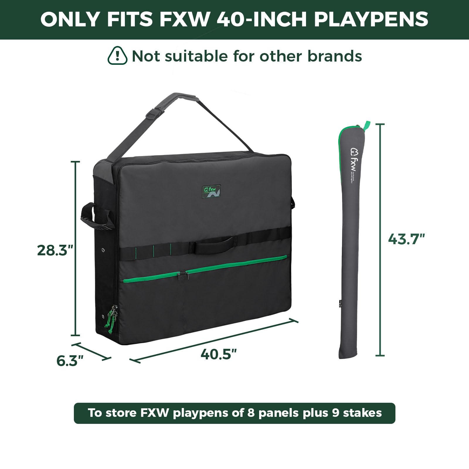 FXW correa hombro ajustable diseño confort para transporte de valla
