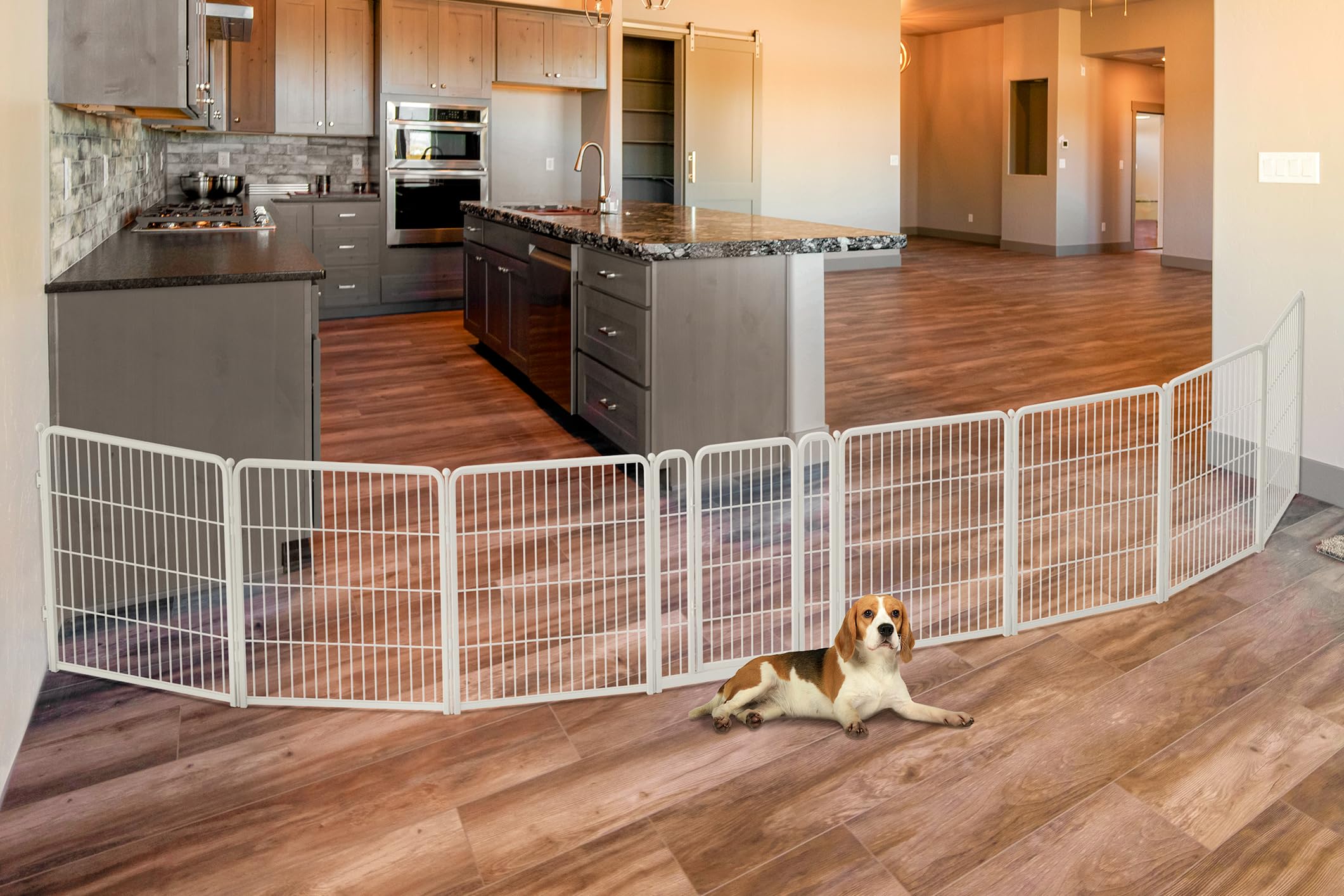 FXW gatera interior amplia desplegada para espacios grandes.