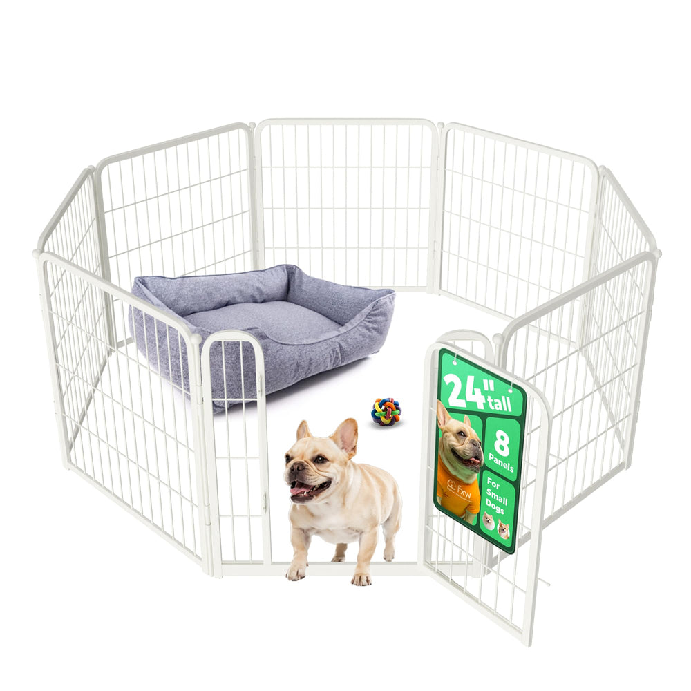 FXW Homeplus jaula de juego interior para perros de 24 pulgadas.