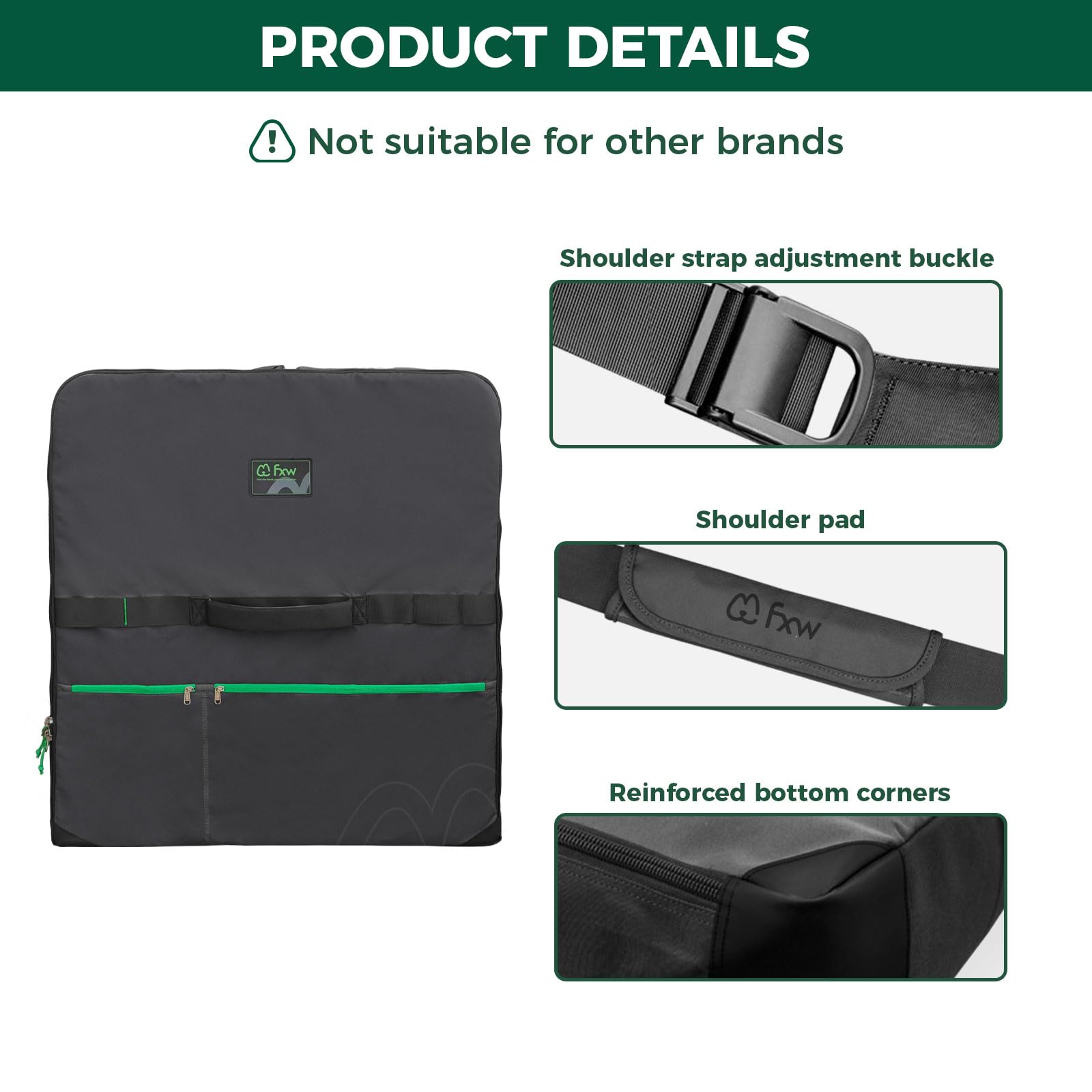 FXW material 900D y fondo de Hypalon ofrecen durabilidad en uso diario.