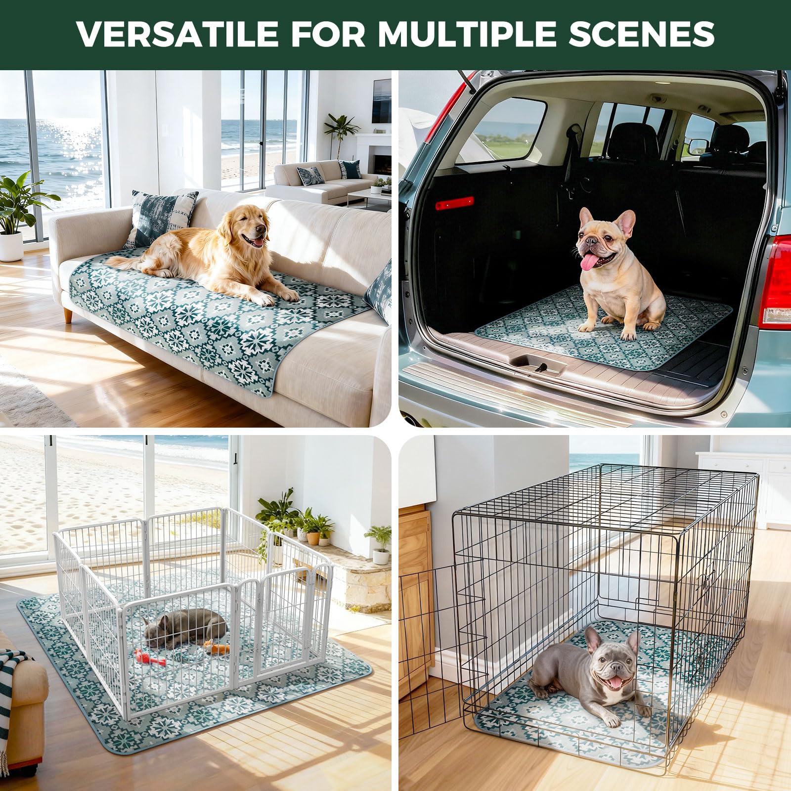 FXW material de poliéster duradero, suave y cómodo para tu mascota.