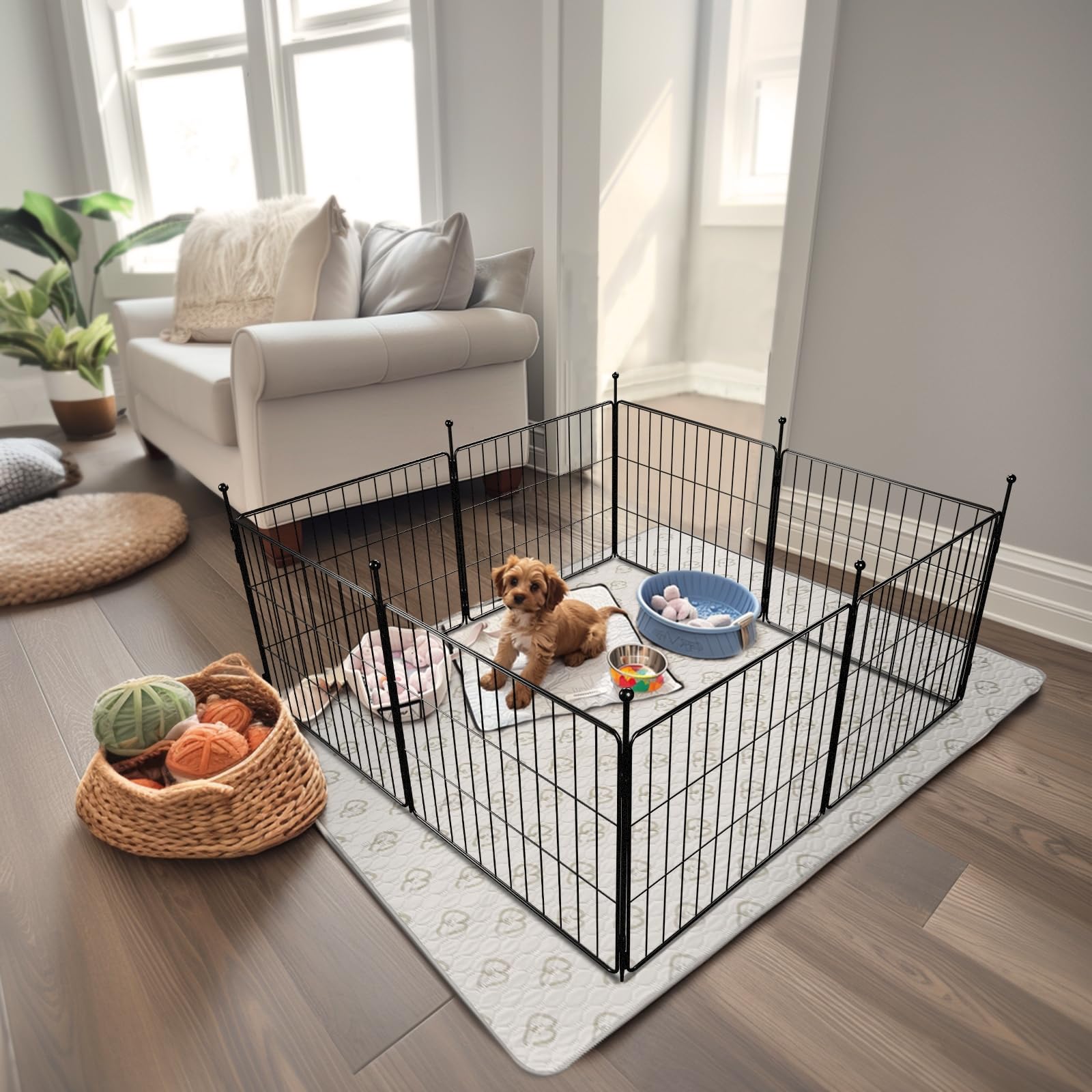 FXW MiniPaws Unleashed: corral para perro pequeño en interior para entrenamiento.