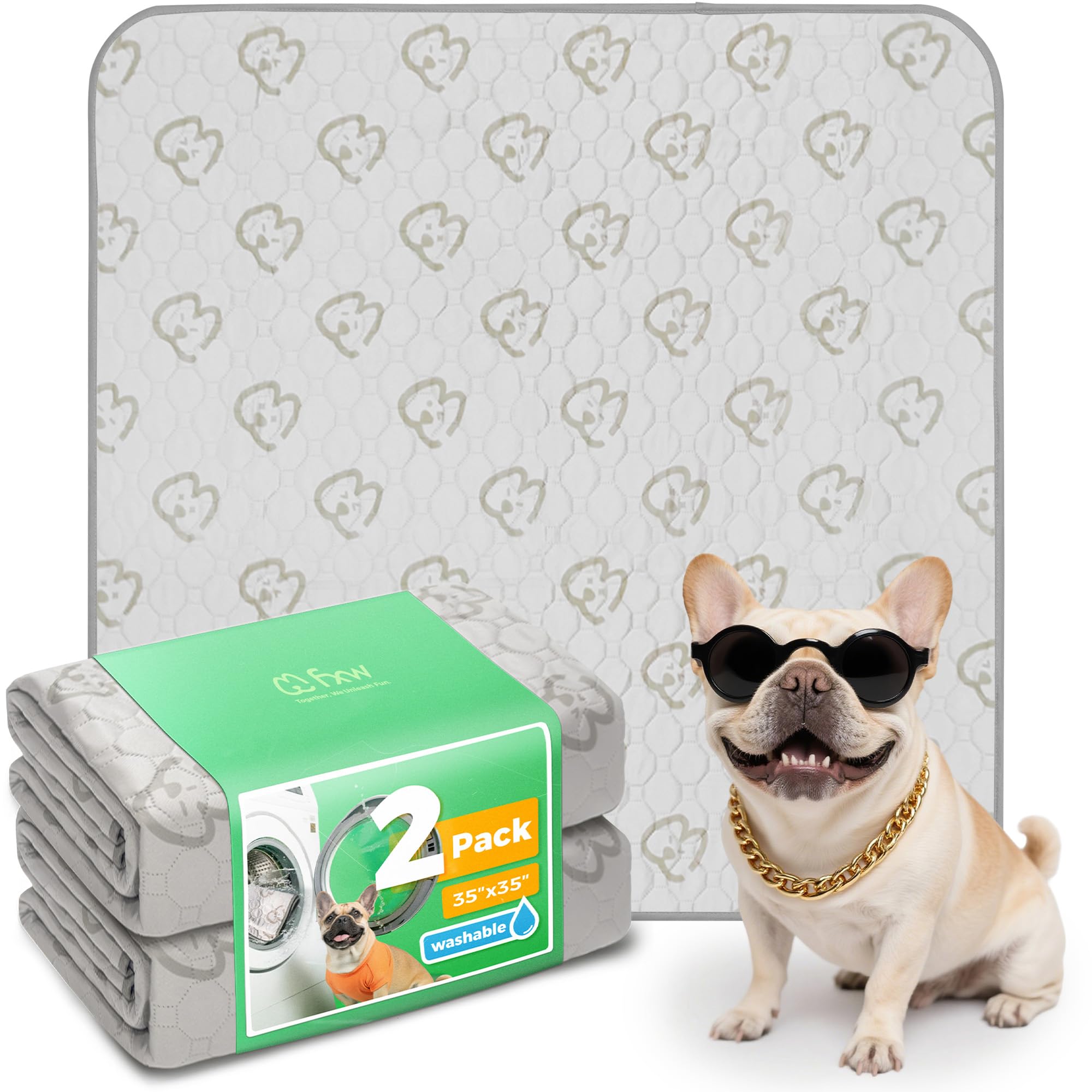 FXW pad lavable para perro con absorcion superior, ideal para entrenamiento diario