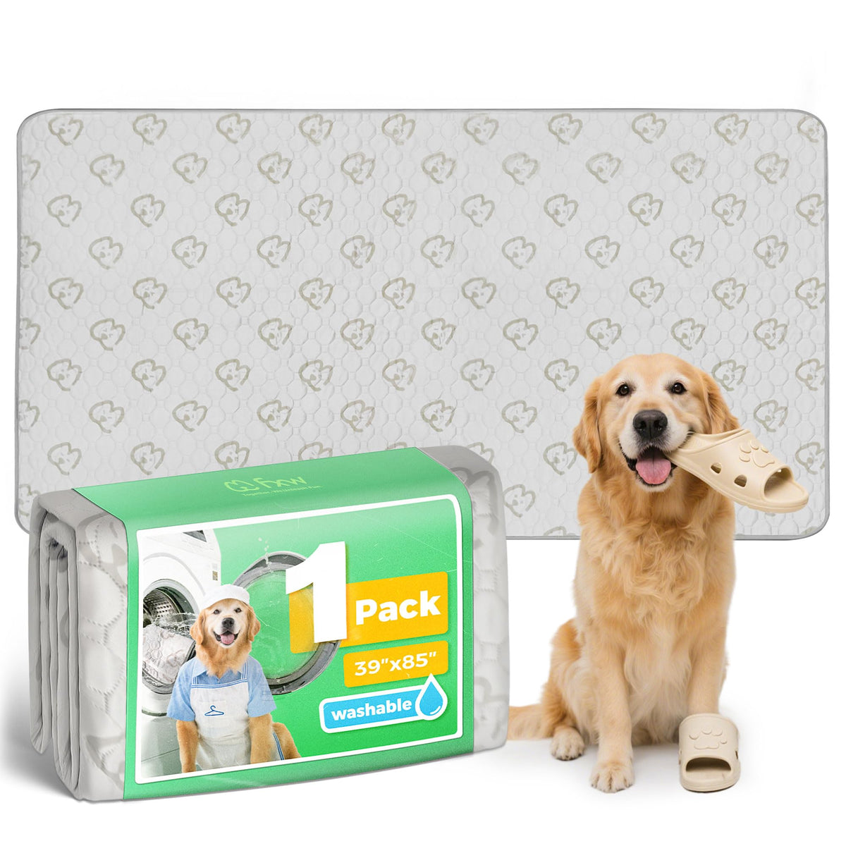 Pad FXW lavable para perros con absorcion superior, mantiene el área limpia y seca.