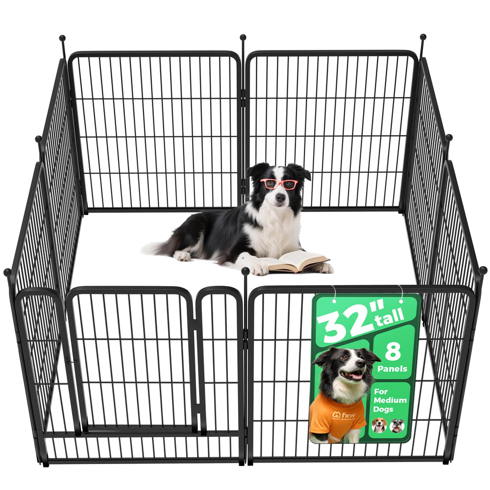 FXW Rollick corral de perros interior con ocho paneles.