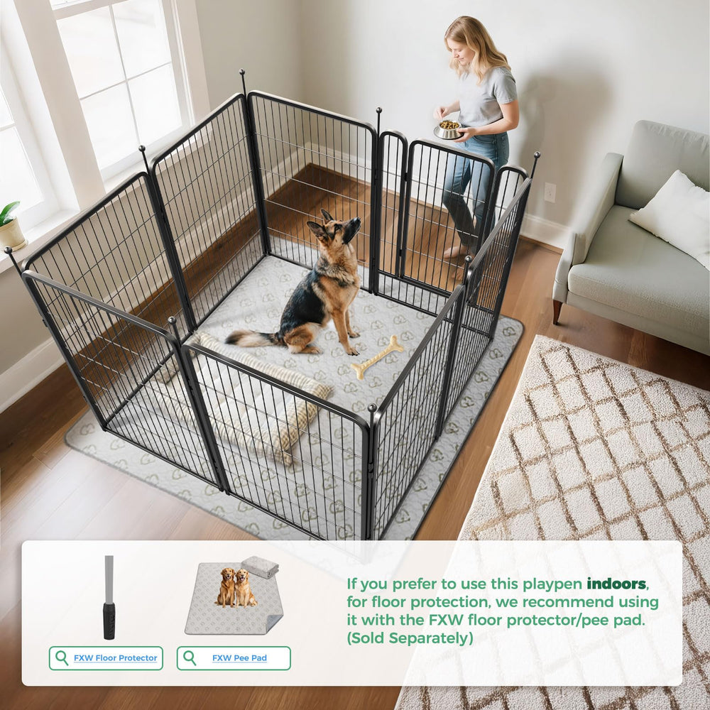 FXW Rollick: corral para perros en interiores, instalación sencilla.