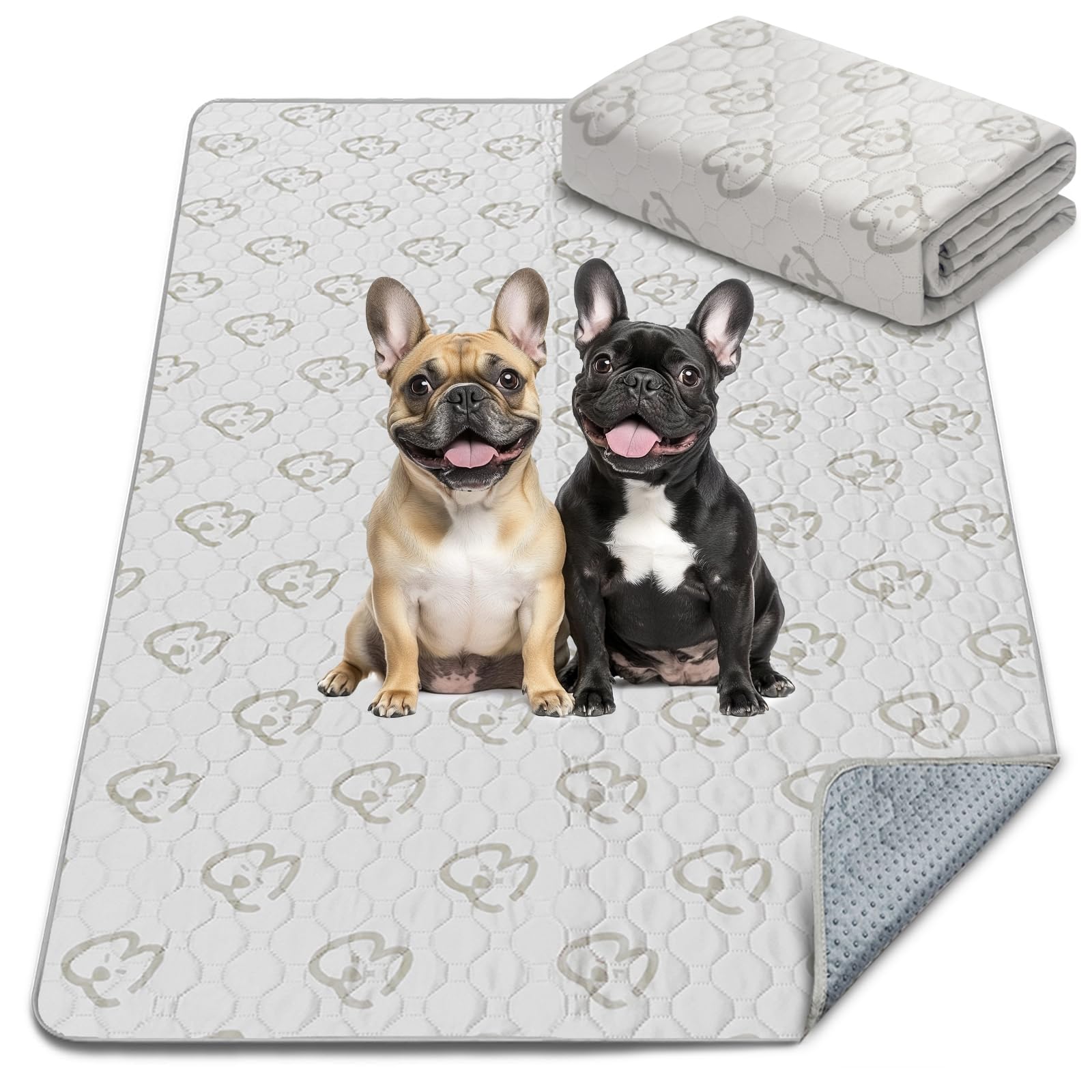 FXW tapete lavable para perros; enfoque absorbente mantiene seco el área de juego.