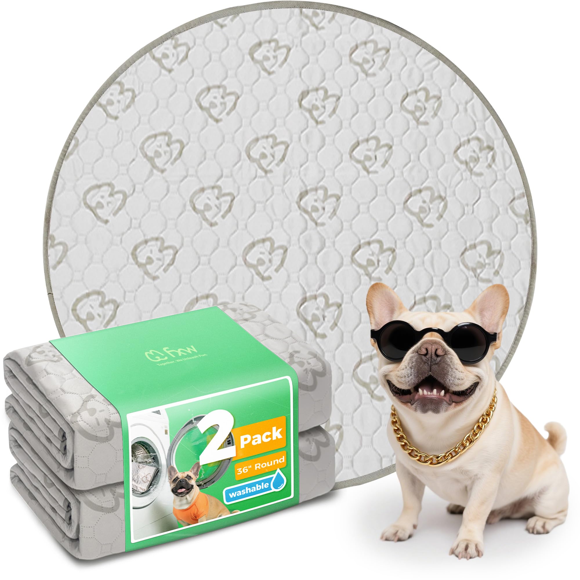 FXW tapete lavable para perros con absorción de 0,5 L, ideal para áreas de juego