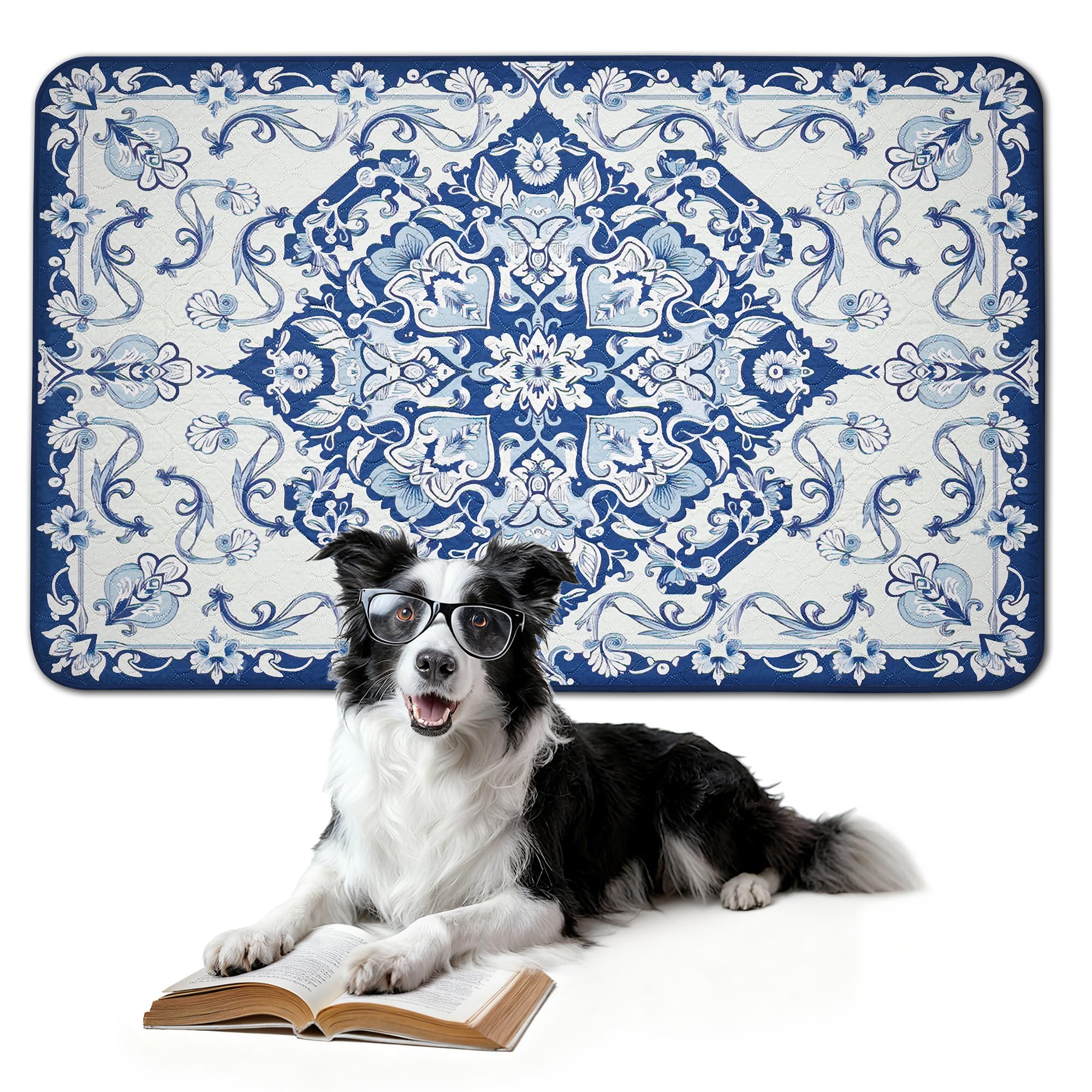FXW tapete lavable para perros con absorción alta, ideal como base de juego.