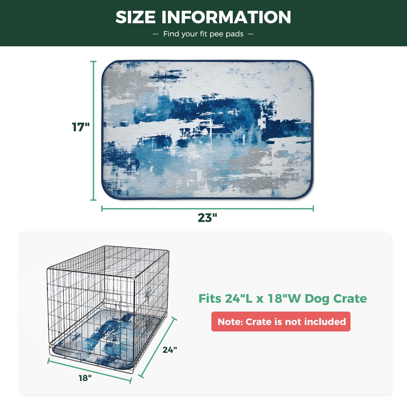 FXW almohadillas para perros impermeables para evitar filtraciones.