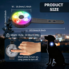Luz Fyorbietail IPX7 para exteriores, resiste lluvia y charcos.