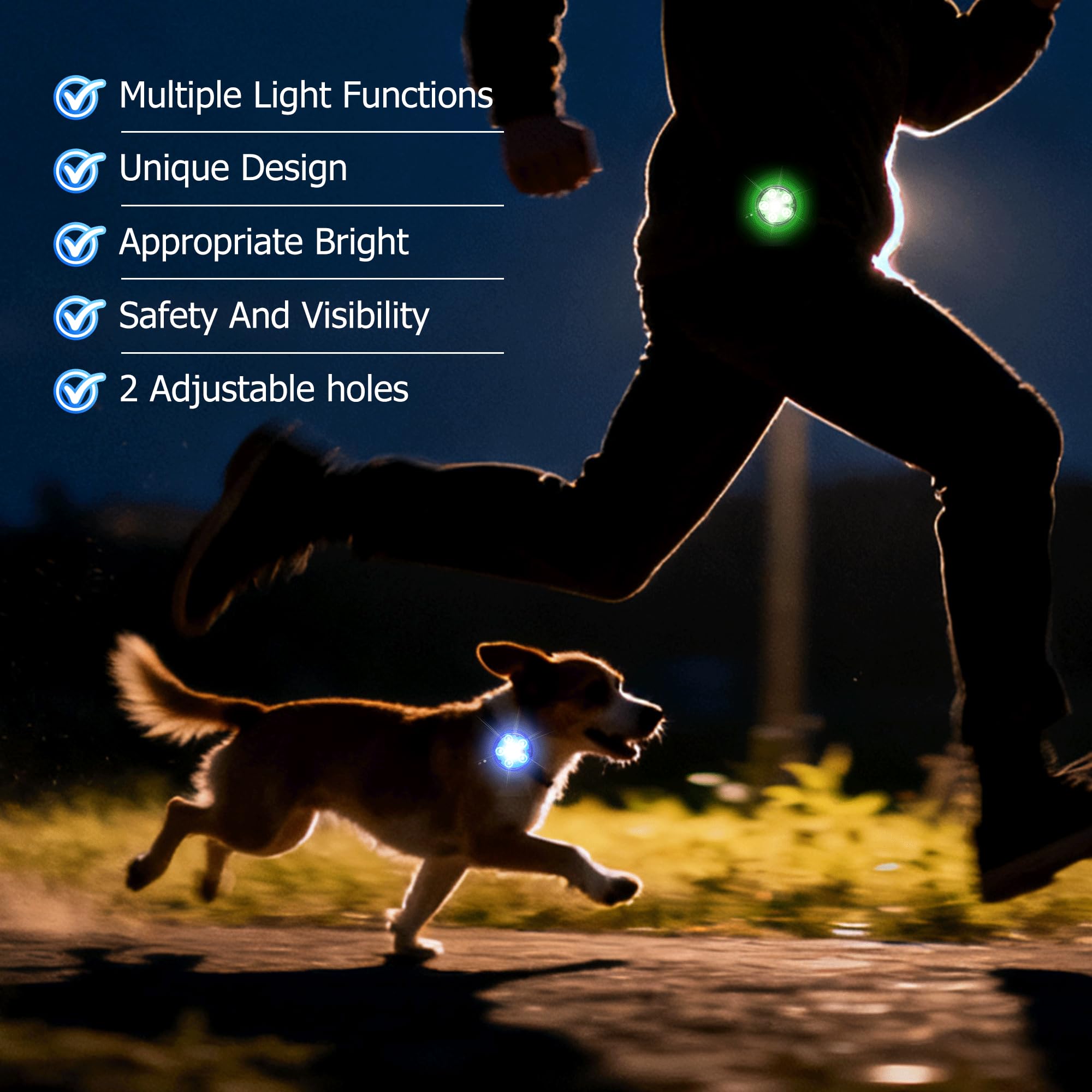 Luz recargable USB-C de Fyorbietail para caminatas nocturnas con carga rápida.