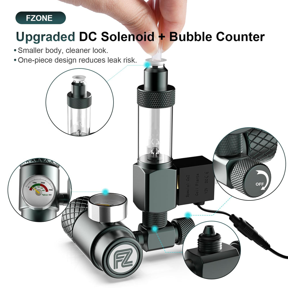Difusor de CO2 FZONE con poros ultra finos para disolución óptima.