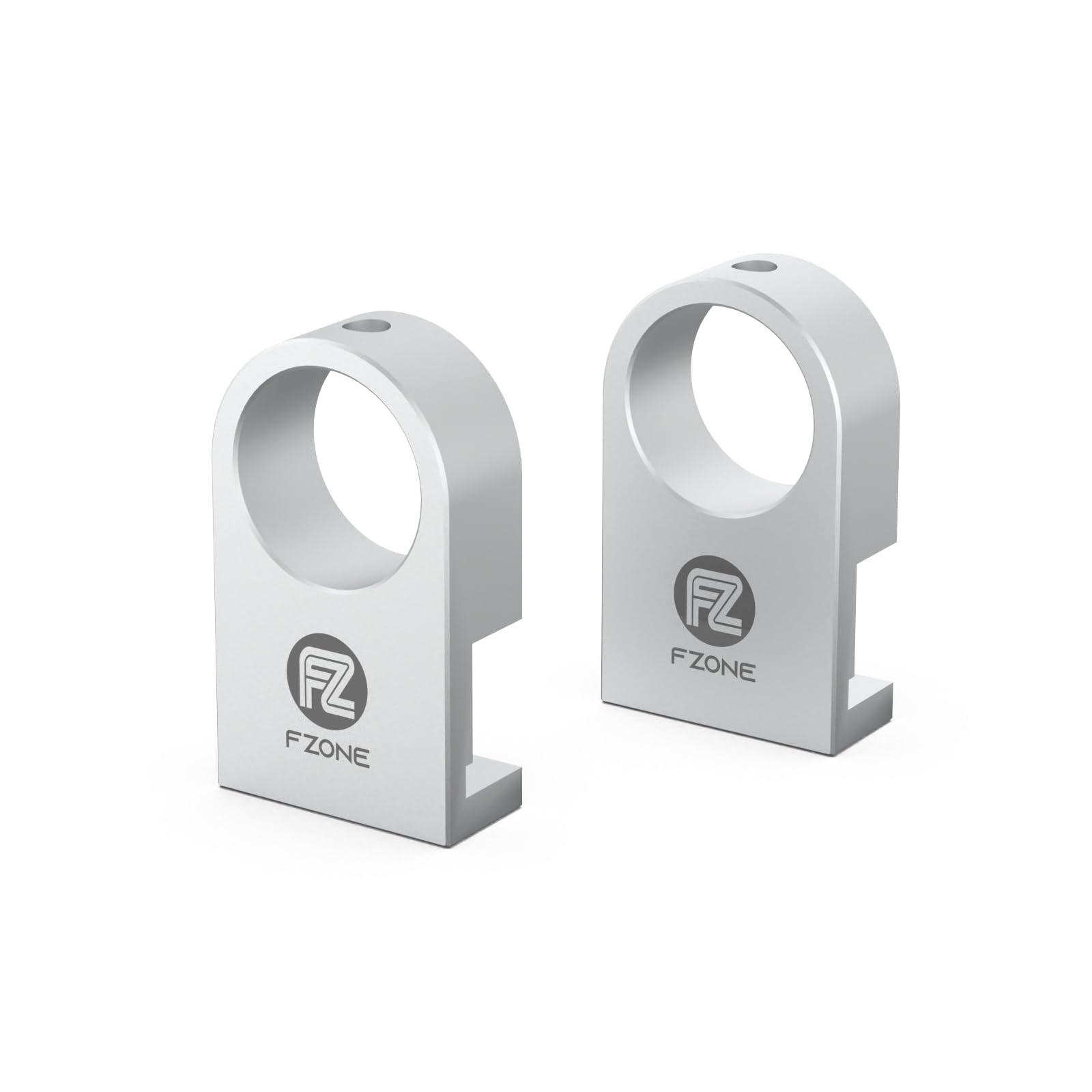 Abrazadera FZONE de aluminio para acuario, soporte estable y duradero.