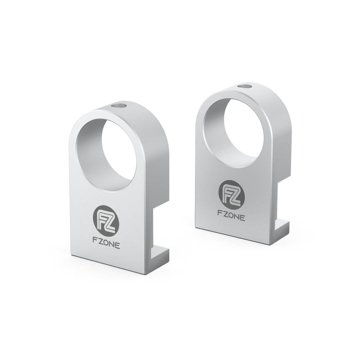 Abrazadera FZONE de aluminio para acuario, soporte estable y duradero.
