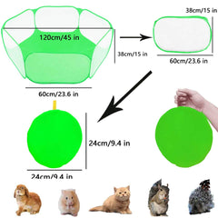 GabBraden cerca de juego plegable, uso interior y exterior para mascotas.