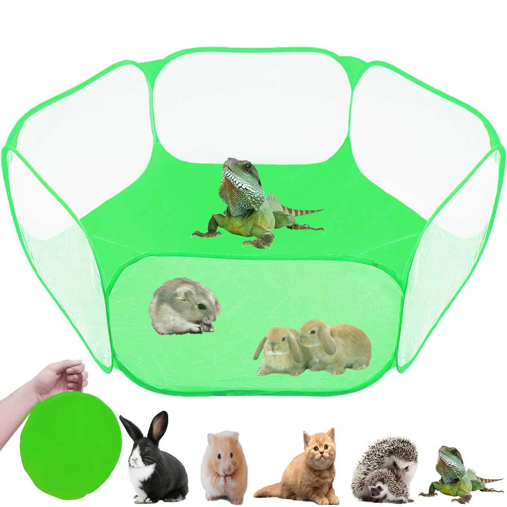 GabBraden tienda para animales pequeños, transparente y plegable para observar.