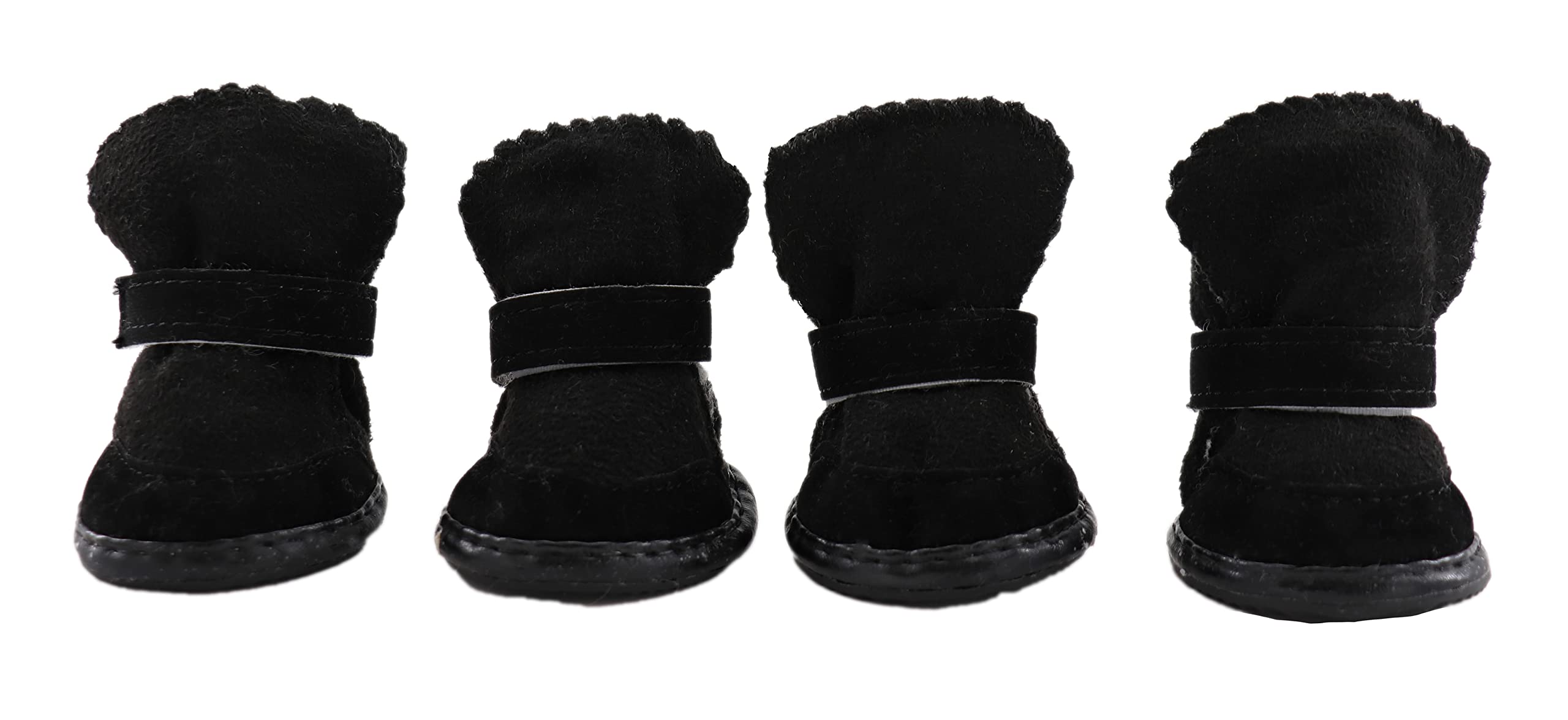 GabeFish botines-nieve-perrito-tamano protegen patas en paseos fríos