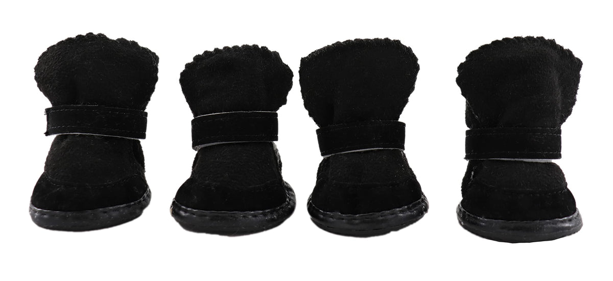 GabeFish botines-nieve-perrito-tamano protegen patas en paseos fríos