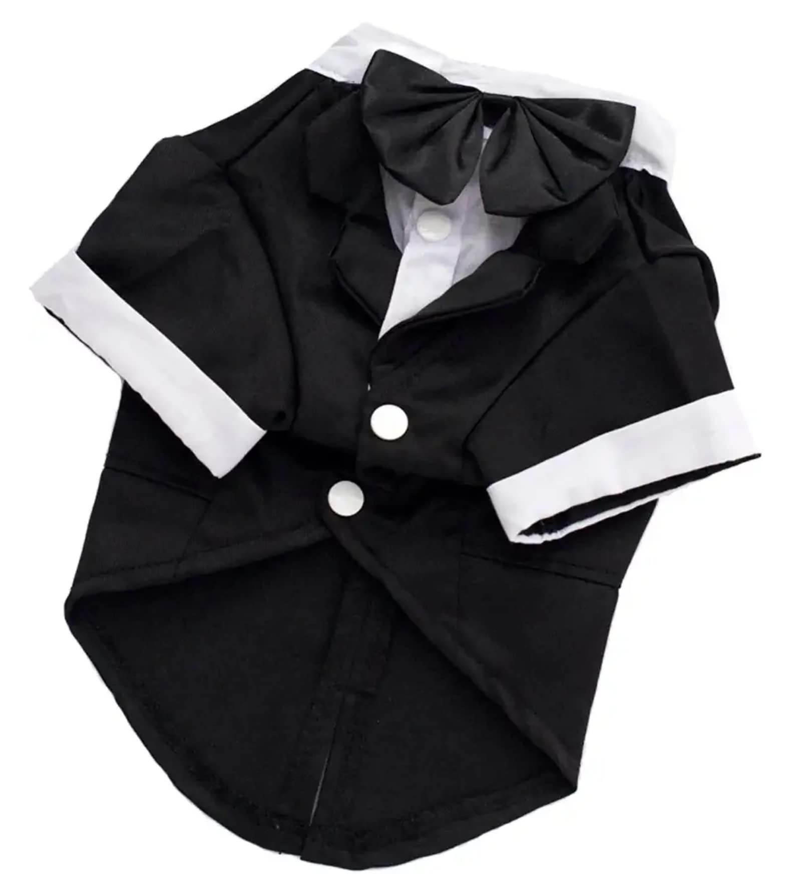 GabeFish lavado a máquina, chaqueta de boda para perros.