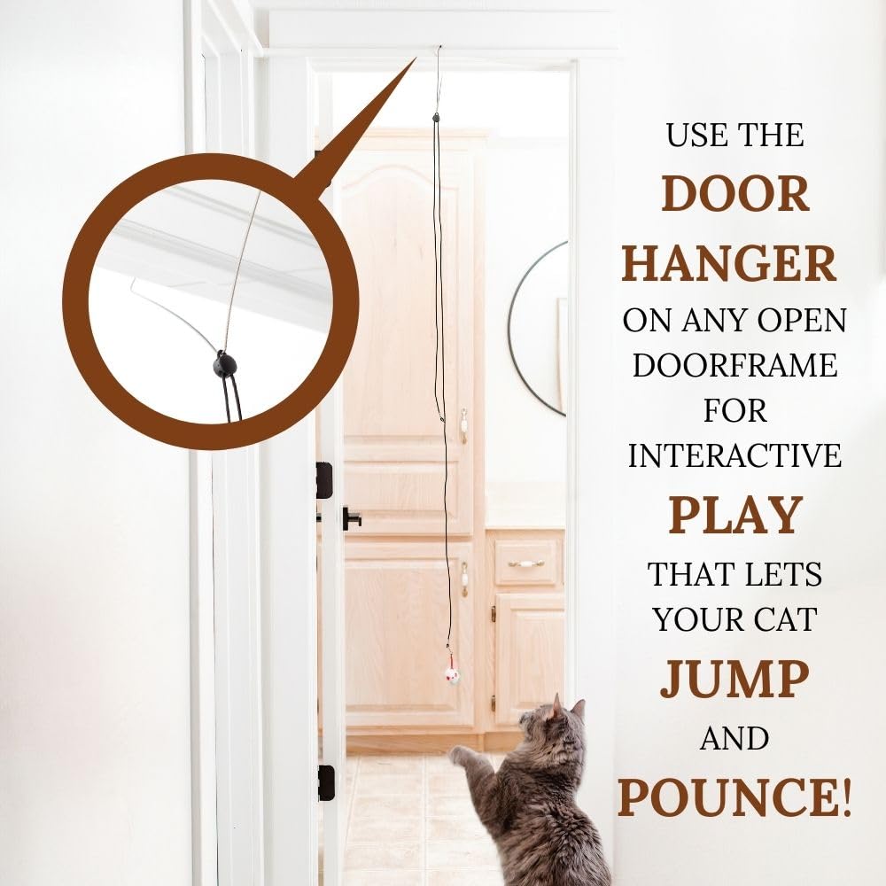 GADGETSOLOGY accesorios-cintas-gato: cintas brillantes para atraer la atención del felino.