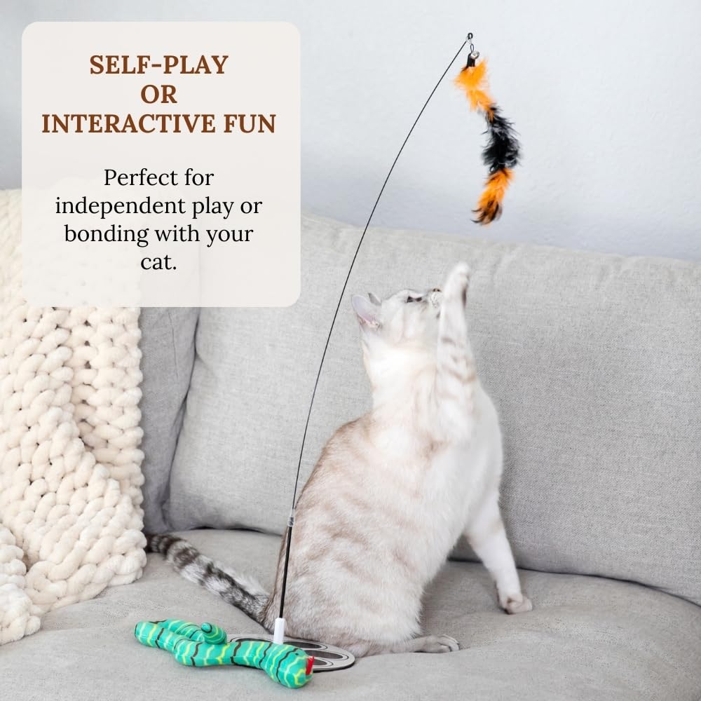 GADGETSOLOGY juego interactivo para gatos de interior.