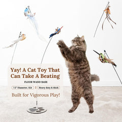GADGETSOLOGY: gato-juguete-pajaro-interactivo, entretenimiento duradero en casa.